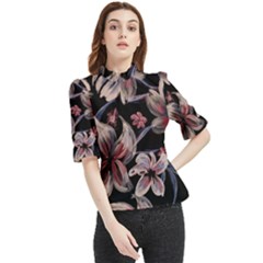 Frill Neck Blouse 