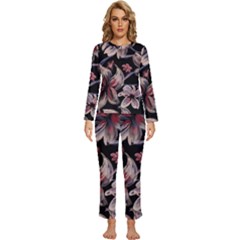 Womens  Long Sleeve Lightweight Pajamas Set 