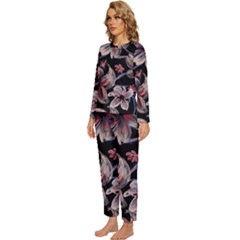 Womens  Long Sleeve Lightweight Pajamas Set 