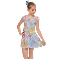 Kids  Cap Sleeve Dress 