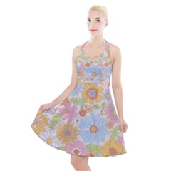 Halter Party Swing Dress  