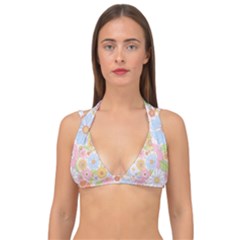 Double Strap Halter Bikini Top 