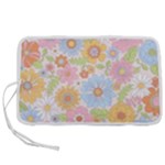 Pattern Background Vintage Floral Pen Storage Case (S)