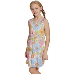 Kids  Sleeveless Tiered Mini Dress 