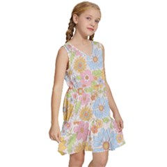 Kids  Sleeveless Tiered Mini Dress 