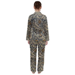 Women s Long Sleeve Satin Pajamas Set	 