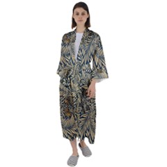 Maxi Satin Kimono 