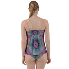 Twist Front Tankini Set 