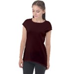 4 Farben 2 Cap Sleeve High Low Top