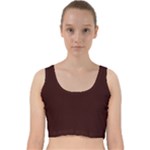 4 Farben 2 Velvet Racer Back Crop Top