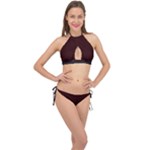 4 Farben 2 Cross Front Halter Bikini Set