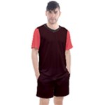 4 Farben 2 Men s Mesh T-Shirt and Shorts Set