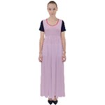 4 farben  High Waist Short Sleeve Maxi Dress