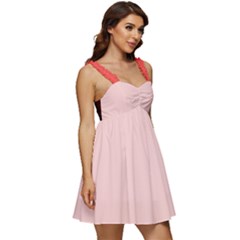 Ruffle Strap Babydoll Chiffon Dress 