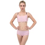 3 Farben Layered Top Bikini Set