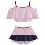 3 Farben Kids  Off Shoulder Skirt Bikini