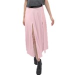 3 Farben Velour Split Maxi Skirt