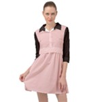 3 Farben Mini Skater Shirt Dress