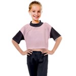 3 Farben Kids Mock Neck T-Shirt