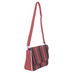 Shoulder Bag with Back Zipper 