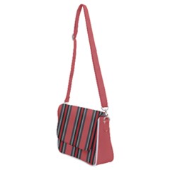 Shoulder Bag with Back Zipper 