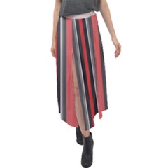 Velour Split Maxi Skirt 