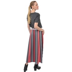 Velour Split Maxi Skirt 