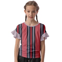 Kids  Cut Out Flutter Sleeves 