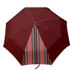 Dunkelrot4 Rosa Grau Streifen Dunkelrot3 Folding Umbrellas