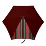 Dunkelrot4 Rosa Grau Streifen Dunkelrot3 Mini Folding Umbrellas