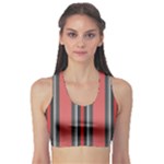 Dunkelrot4 Rosa Grau Streifen Dunkelrot3 Fitness Sports Bra