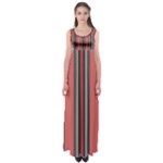 Dunkelrot4 Rosa Grau Streifen Dunkelrot3 Empire Waist Maxi Dress