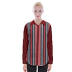 Dunkelrot4 Rosa Grau Streifen Dunkelrot3 Womens Long Sleeve Shirt