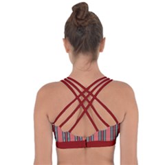 Cross String Back Sports Bra 