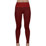 Dunkelrot4 Rosa Grau Streifen Dunkelrot3 Lightweight Velour Classic Yoga Leggings