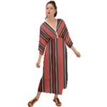 Dunkelrot4 Rosa Grau Streifen Dunkelrot3 Grecian Style  Maxi Dress