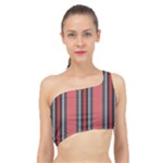 Dunkelrot4 Rosa Grau Streifen Dunkelrot3 Spliced Up Bikini Top 