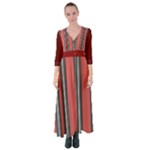 Dunkelrot4 Rosa Grau Streifen Dunkelrot3 Button Up Maxi Dress