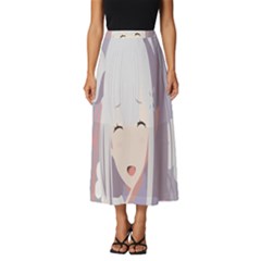 Classic Midi Chiffon Skirt 