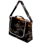 White Flower Box Up Messenger Bag