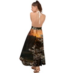 Backless Maxi Beach Dress 