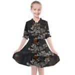 White Flower Kids  All Frills Chiffon Dress