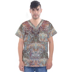 Men s V-Neck Scrub Top 