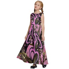 Kids  Satin Sleeveless Maxi Dress 