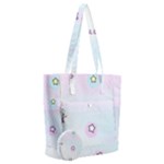 Stars Cute Pastel Pattern Rainbow Everyday Shoulder Bag with Pouch Bag