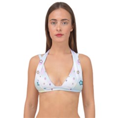 Double Strap Halter Bikini Top 