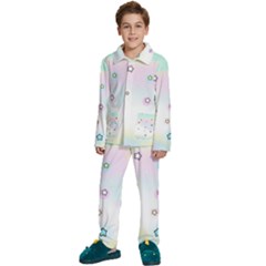 Kids  Long Sleeve Velvet Pajamas Set 