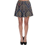 Pattern Seamless Antique Luxury Skater Skirt