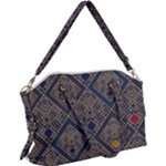 Pattern Seamless Antique Luxury Canvas Crossbody Bag