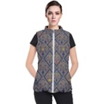 Pattern Seamless Antique Luxury Women s Puffer Vest